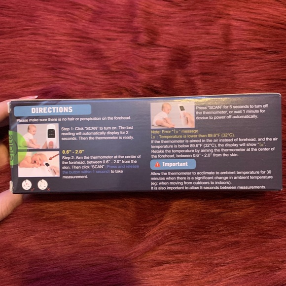 New - Non-Contact Touchless Digital Forehead Thermometer for Adults and Kids - Picture 4 of 9
